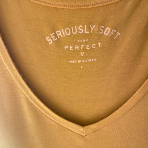 Yellow V-Neck Tee - Picture 3 of 3